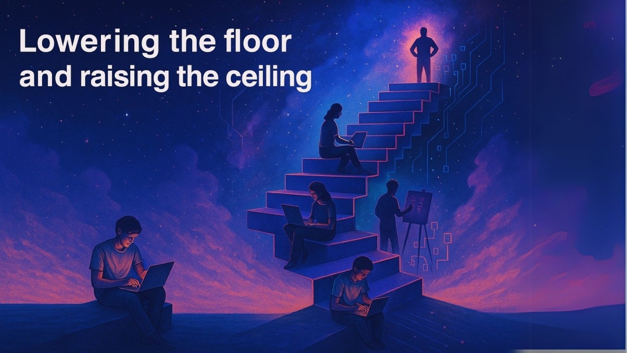 Lowering the floor and raising the ceiling